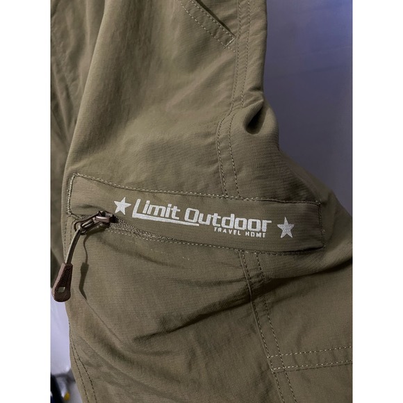 NWT Limit Outdoor Shorts with belt Mens 40 Dark Tan Casual Cargo Outdoor Hiking - Picture 7 of 10